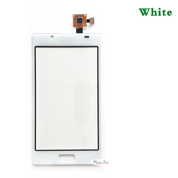 Rimontaggio di alta Qualità 4.3 &quot;Per LG Optimus L7 P700 P705 P708 Sensore di Tocco Digitale Dello Schermo Esterno Anteriore Obiettivo di Vetro pannello: WHITE