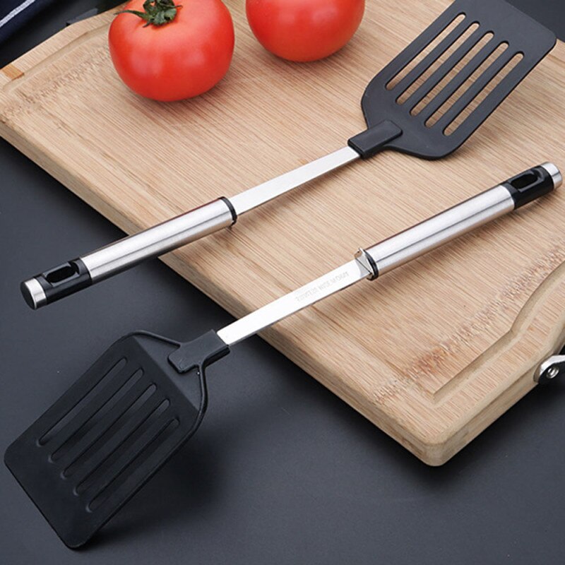 Stainless Steel Fish Slice Slotted Turner Spatula Kitchen Cooking Tool