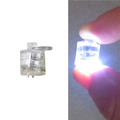 Mini led-vislamp voor diepzeevissen, inktvis, loklicht, 4 kleuren, vislicht, aas: Wit