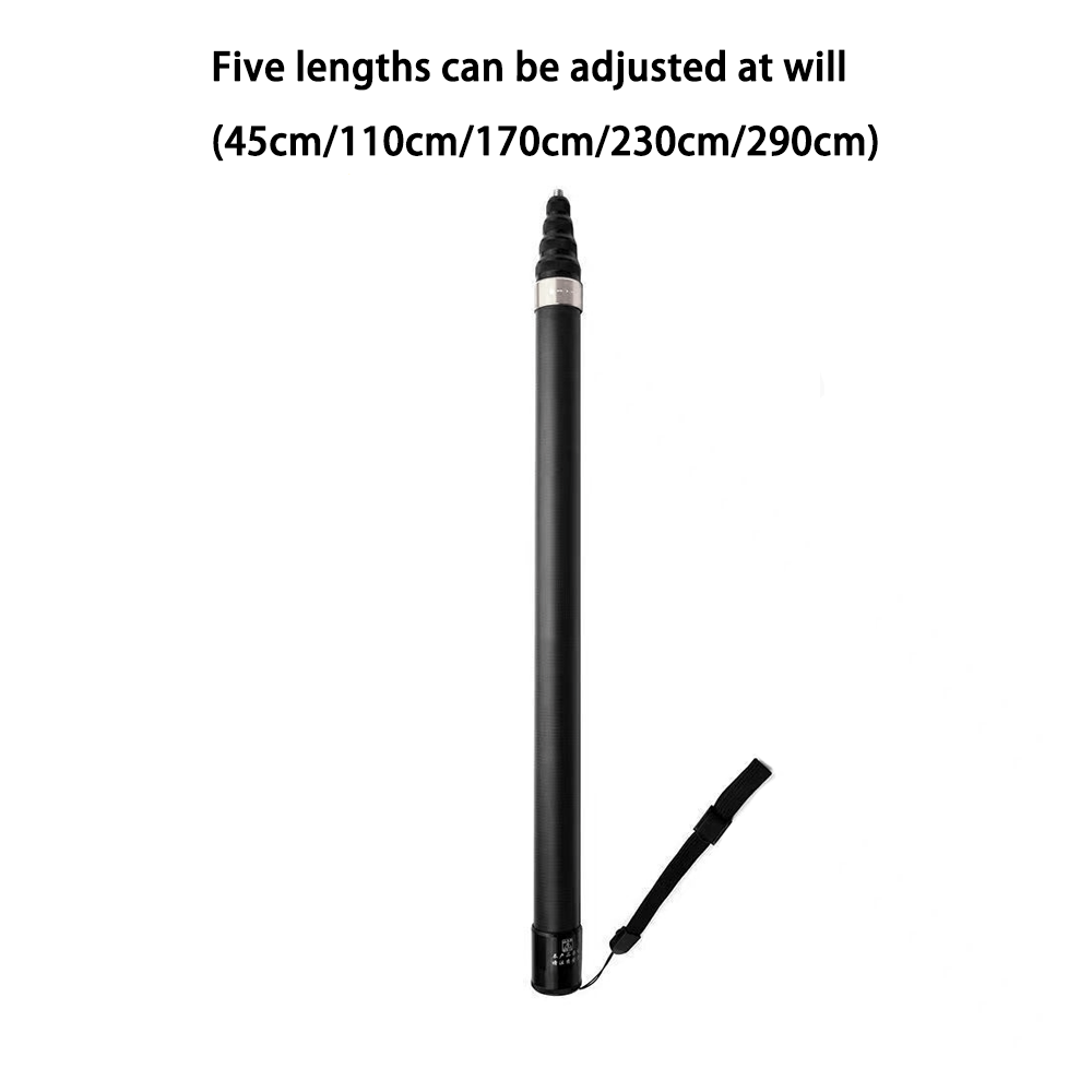 X5 Insta360 3m 9.8ft Extended Edition Selfie Stick for X4, X3, ONE RS, ONE X2, ONE R, ONE X, ONE Action Camera: Sliver