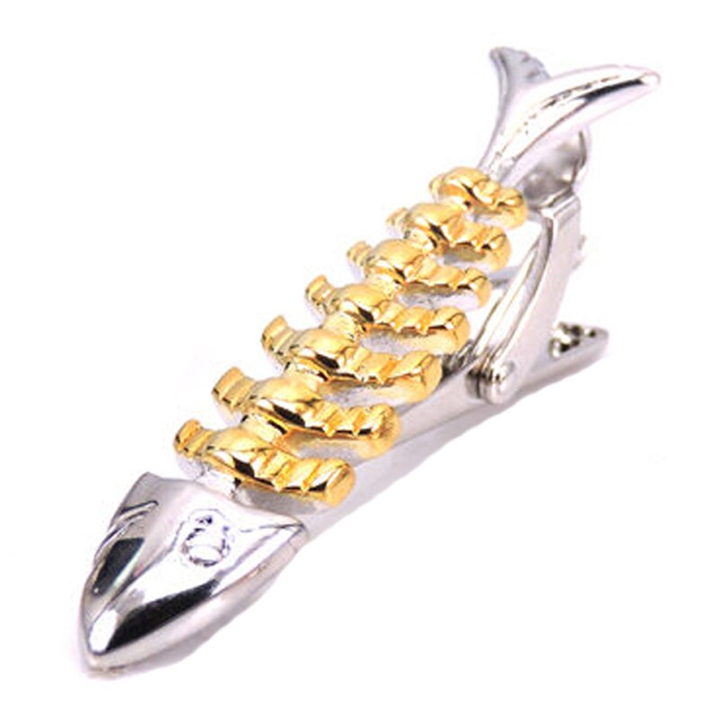 brass style airplane boat gold silvery tie clip men's business wedding tie clip: 29