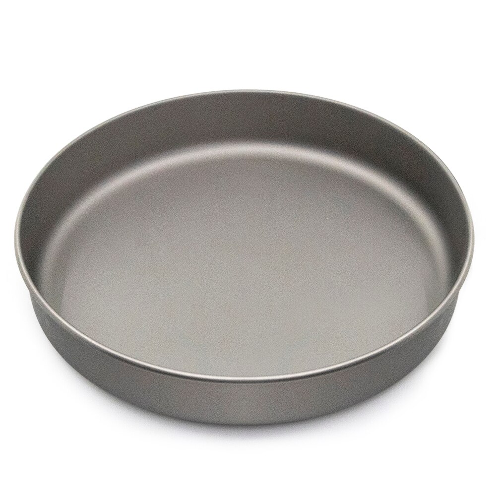 750ml Ultraleicht Titan Pfanne mit Faltbare Griff draussen Camping Wandern Picknick Kochen Braten Pfanne Camping Geschirr