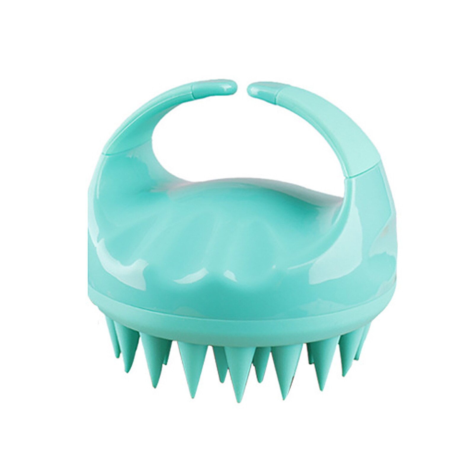 Siliconen Hoofd Body Hoofdhuid Massage Borstel Kam Shampoo Haar Wassen Kam Douche Borstel Bad Spa Massage Borstel # T2P: B