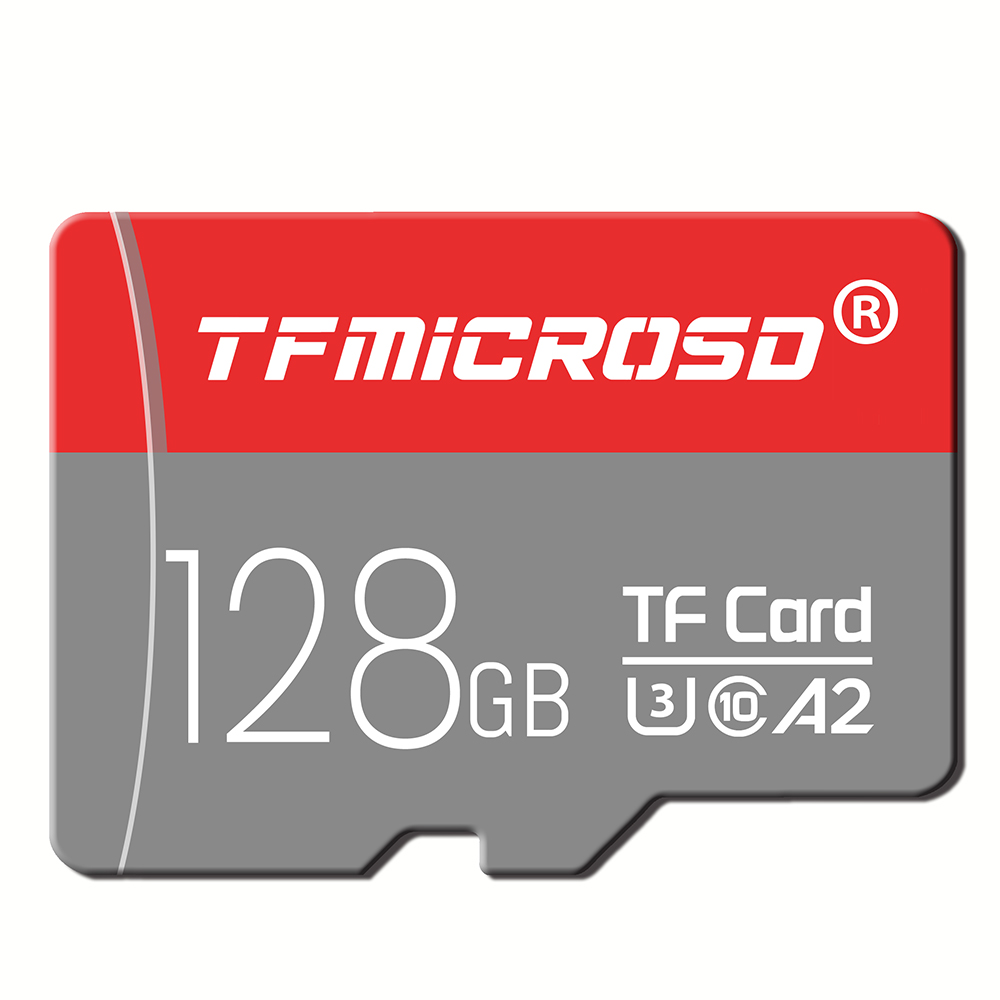 TFMICROSD 32GB U1 C10 Karta pamięci 64GB UHS-3 A2 mini karta SD szybka 25MB/S 128GB 256GB Karta TF do aparatów fotograficznych FD53676533: 128 gb