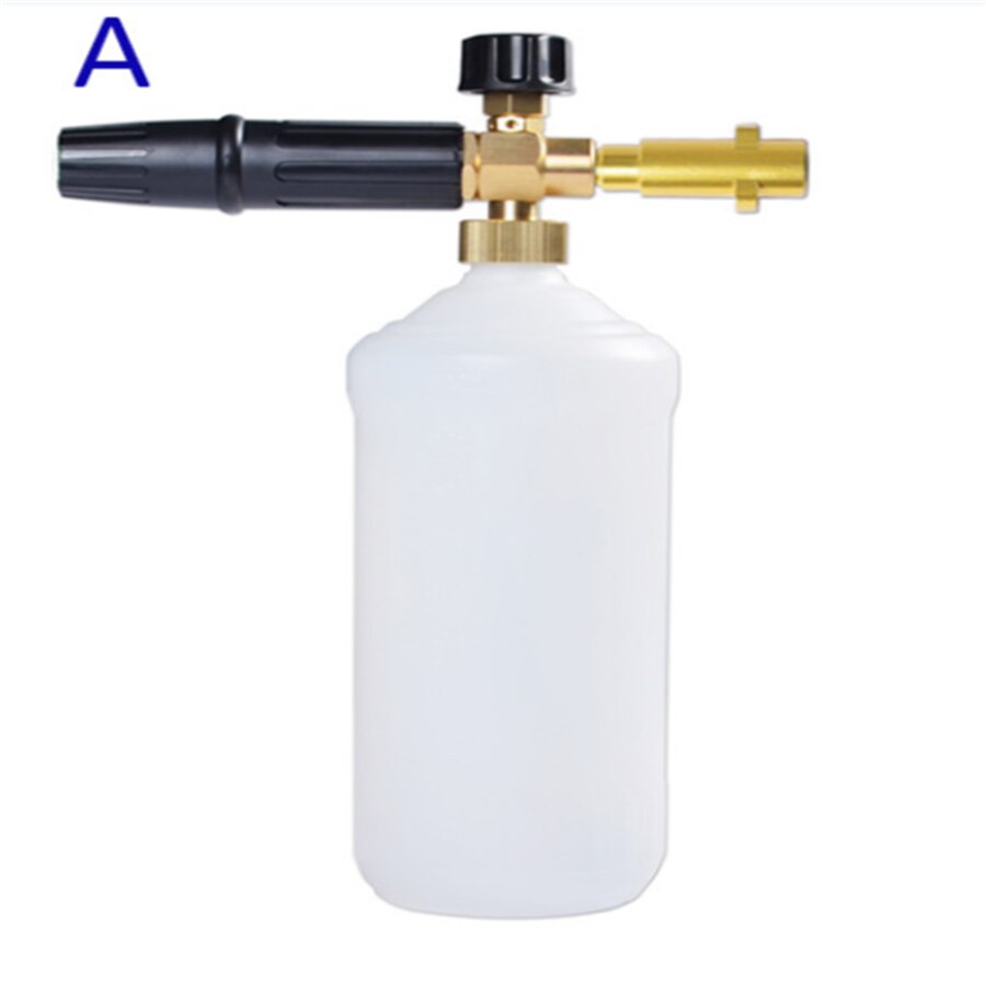 Foam Nozzle Hoge Druk Zeep Foamer Schuim Kanon Sneeuw Foam Lance Auto Schuim Wassen Voor Tornado Karcher K Hogedrukreiniger auto Washer: Kleurloos
