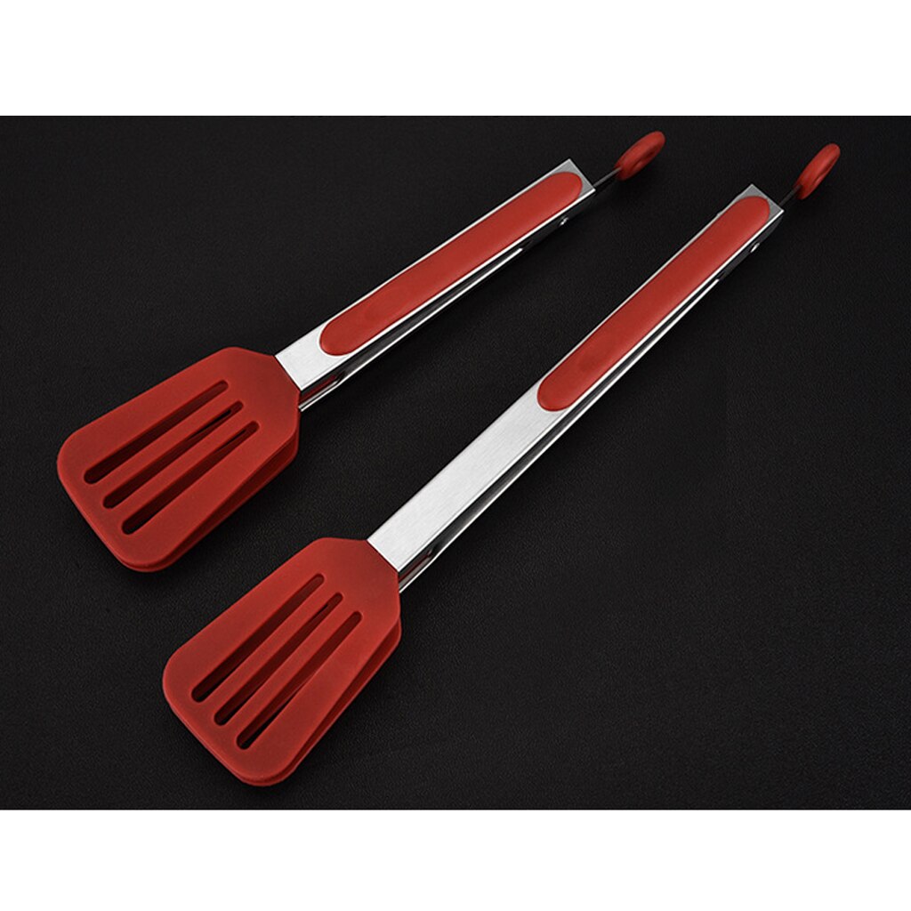 Goodgrips Silicone Locking Serving Cooking Salad Food BBQ Tongs - Red, 32x 5cm