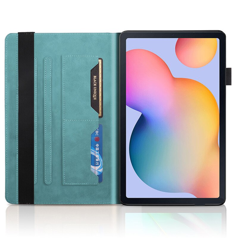 3D Boom Reliëf Voor Samsung Galaxy Tab S6 Lite Case SM-P610 P615 Boek Cover Voor Samsung Galaxy Tab S6 Lite 10.4 Tablet + Stylus