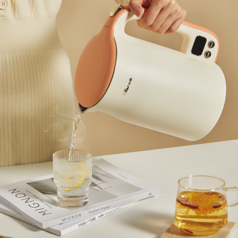 Bear Variable Temperature Electric Kettle 1.7L Tea Coffee Keep Warm Function Boil-Dry Protection Kitchen Appliances ZDH-C17V3