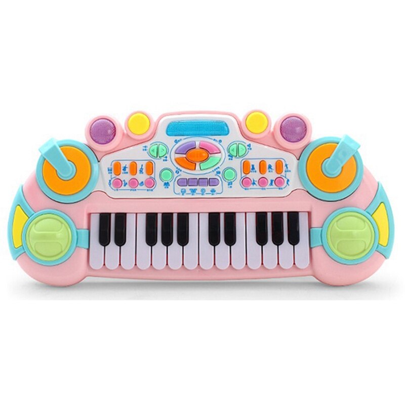Peuter Keyboard Piano 24-Key Kinderen Piano Speelgoed Multifunctionele Muzikale Speelgoed Voor Jonge Kinderen Jongens En Meisjes: Default Title