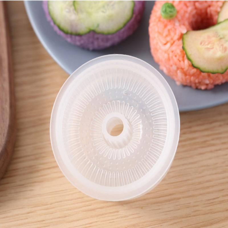 Rice ball mold Donut-shaped rice ball mold Japanese-style round rice mold household DIY children's rice bento sushi maker: Default Title