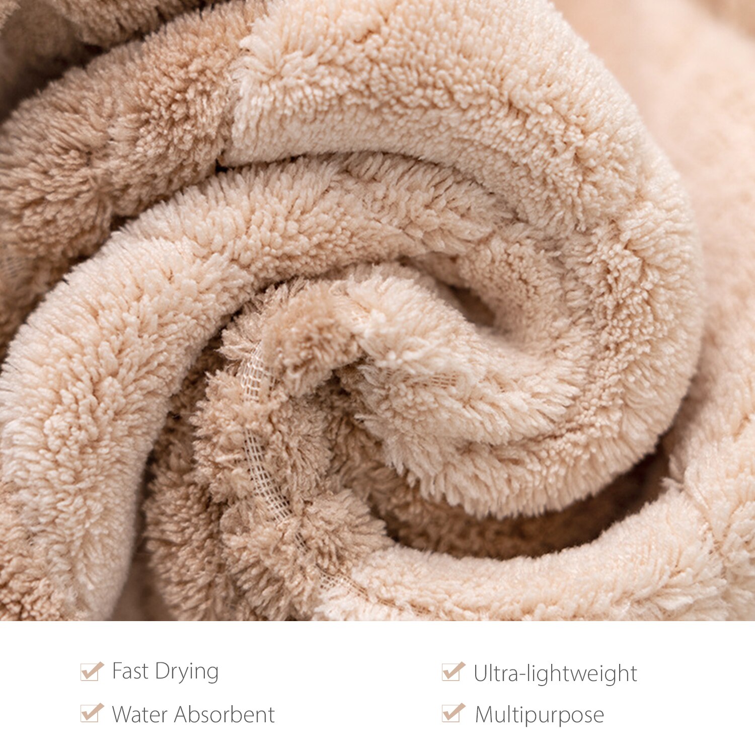 Badrum duschhanddukar mjuk korall fleece strandhanddukar vattenabsorberande snabbtorkande multifunktionella plyschhanddukar för spahotell hem