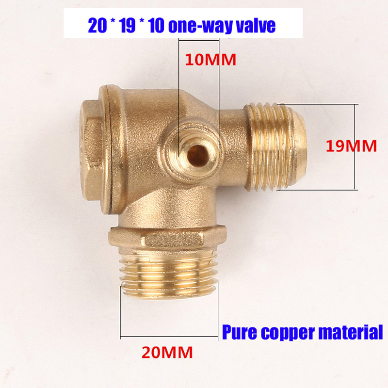 Compresor de aire silencioso sin aceite, válvula unidireccional 20x16x10/20x19x10