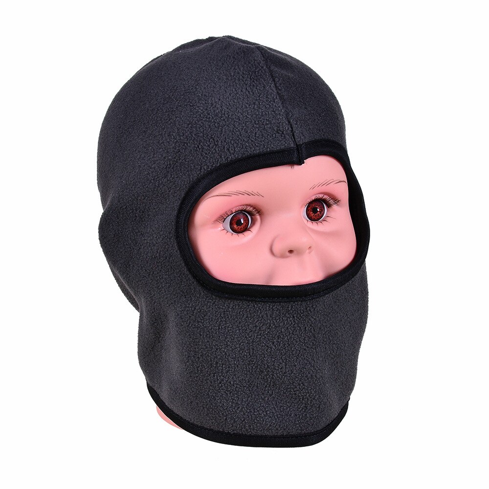 Gorro de invierno para niños y niñas, máscara de esquí de cara completa, calentador de cuello Polar a prueba de viento, gorro de esquí