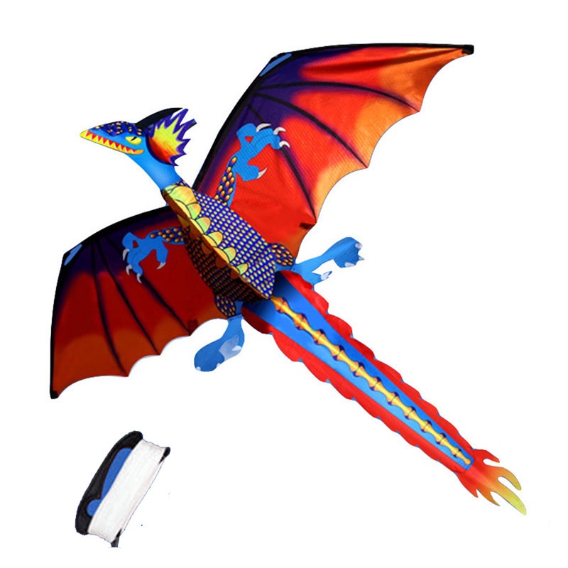 3D Dragon Kite With Tail Kites For Adult Kites Flying Outdoor