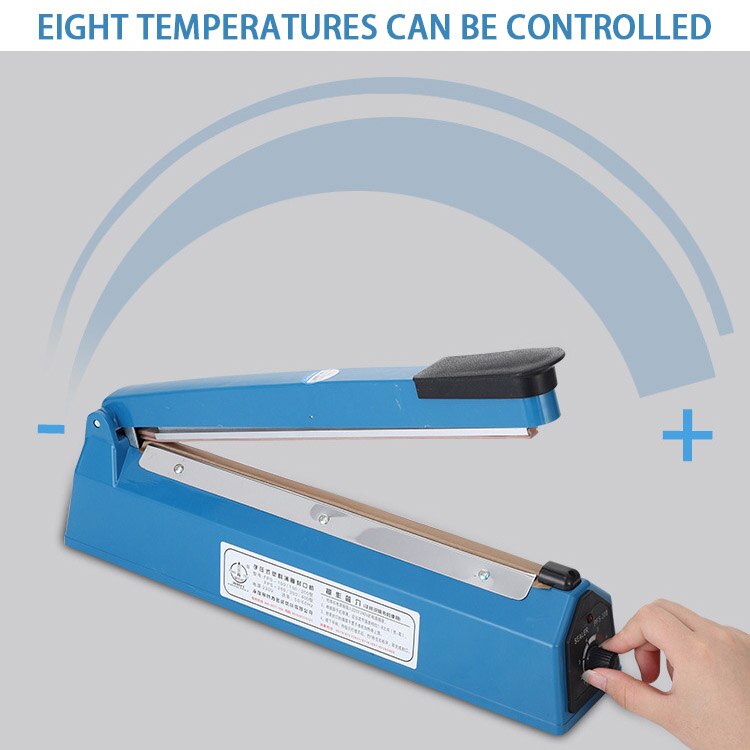 300mm Portable Heat Sealing Machine Food Bag Package Sealer Capper Sealing Tool Bag Clips Household Multifunction Kitchen Tool