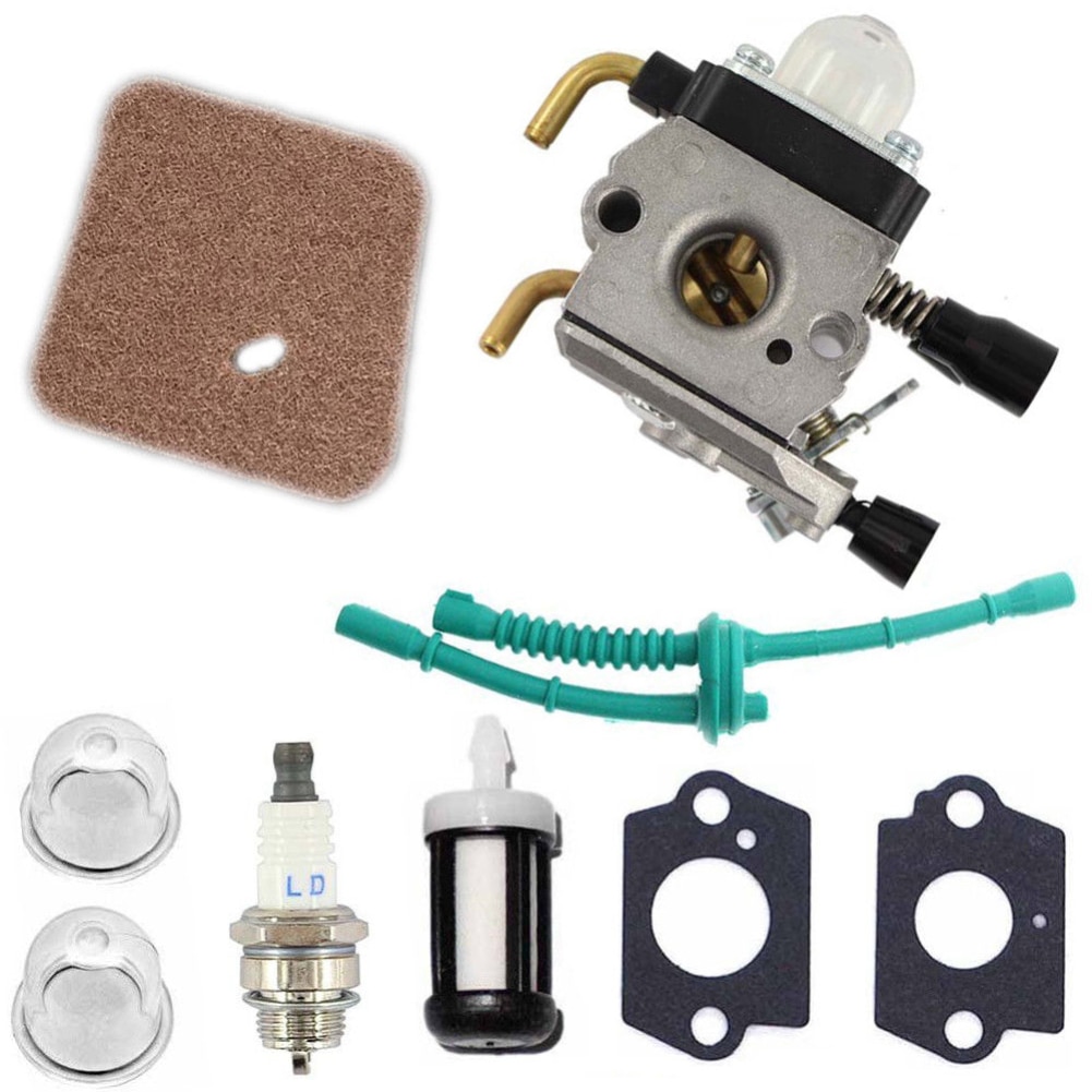 Karburator til stihl  fs38 fs45 fs46 fs55 km55 fs85 luftfilter brændstoffilter pakning kulhydrat luft brændstof filter pakning carb