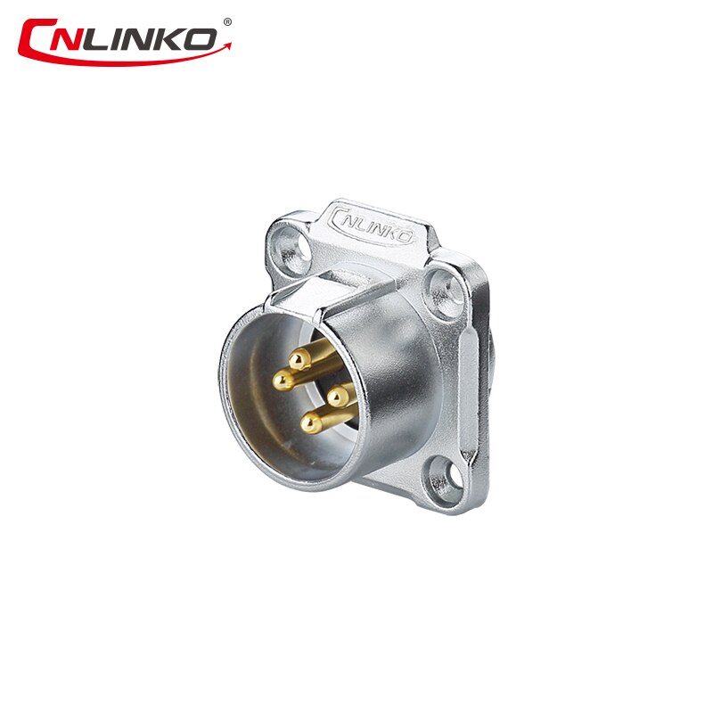 CNLINKO LP serie M20 2 pin ronde industriële stekker en stopcontact IP67 waterdichte zonne-energie connector voor verlichting systeem