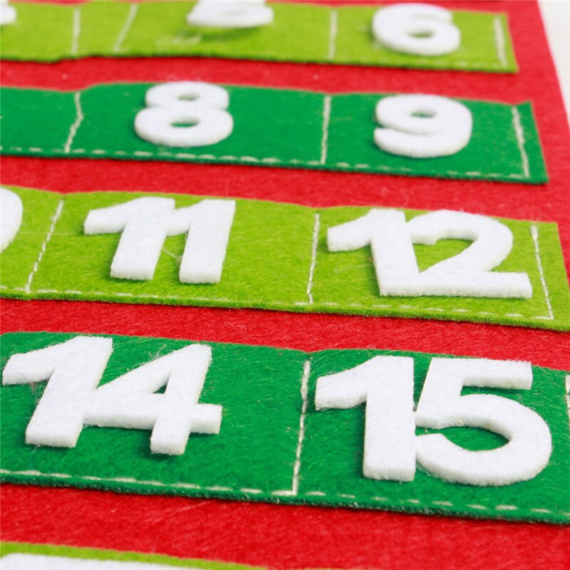 Kerstkalender deur muur raam kerstdecoratie kerst adventskalender kerstman sneeuwpoppen hangend kerst 1pc