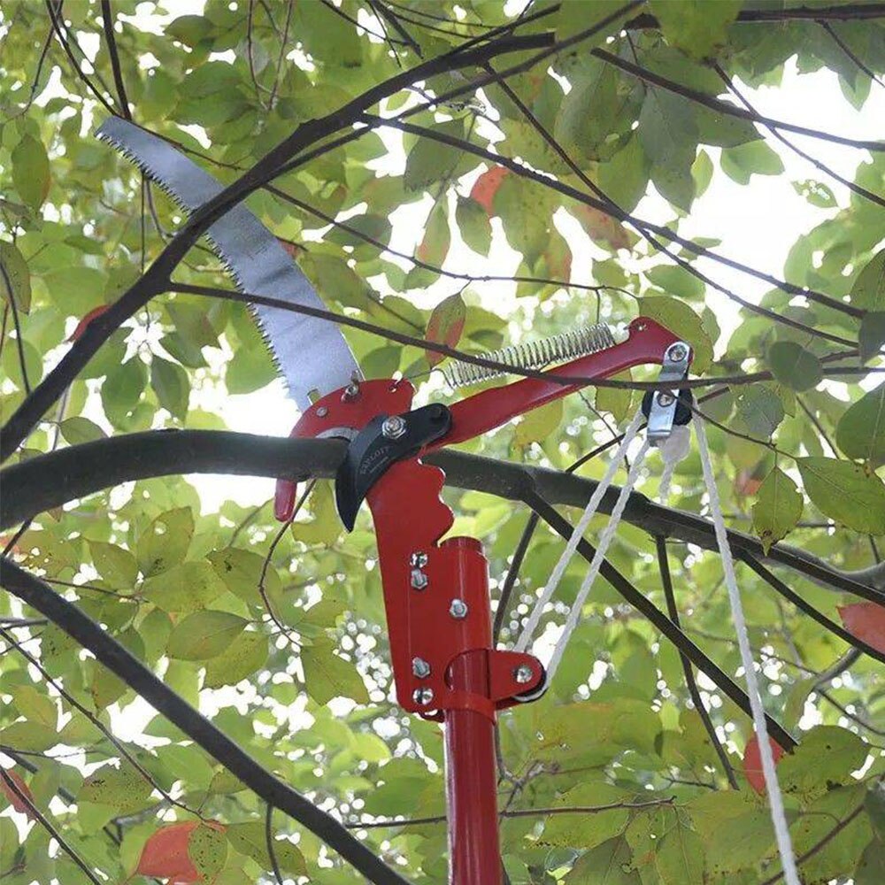High-altitude Extension Lopper Branch Scissors Extendable Fruit Tree Pruning Saw Cutter Garden Trimmer Tool