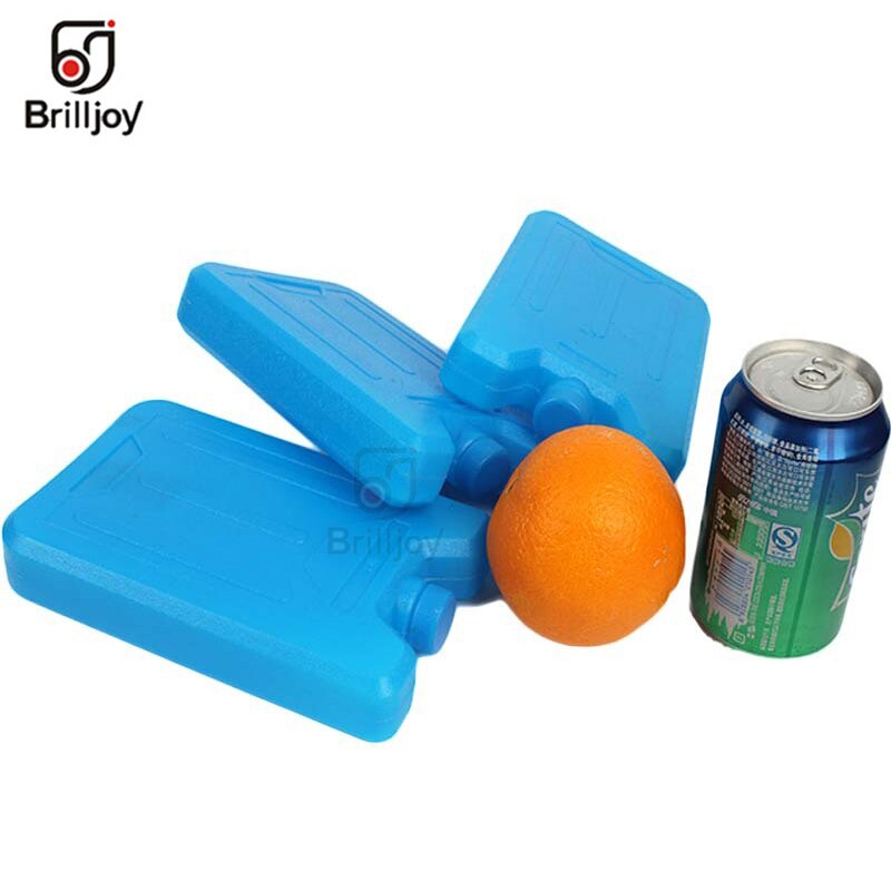 HDPE Ice water filled box 600ml Absorbent polymer resin box Plane type Ice box for Lunch bags and cooler bags large capacity