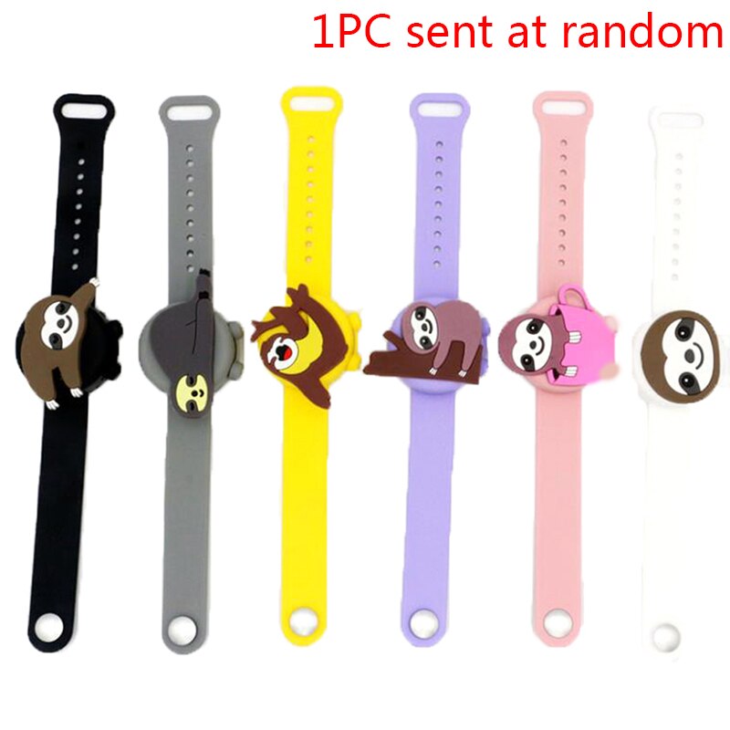 Reusable Wristbands Hand Sanitizer Dispensing Portable Bracelet Wristband Hand Dispenser Wrist Support: E