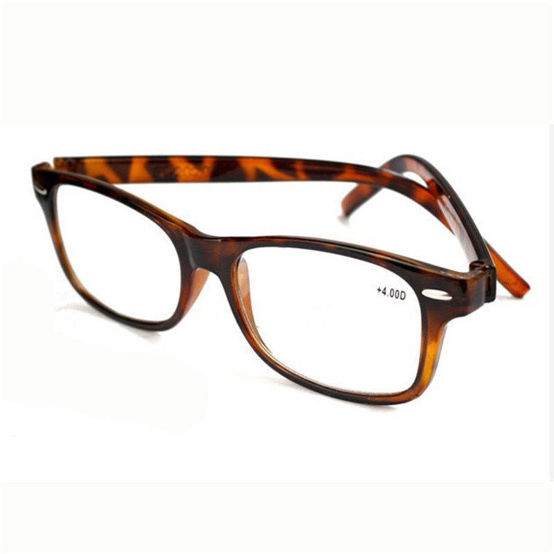 Las mujeres leopardo Anti gafas de lectura para vista cansada la presbicia 1,0 a 4,0 dioptrías Ultra claro R045