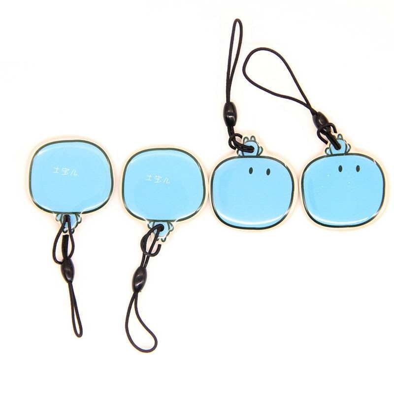 RFID Keychain Card Tag Key 125khz ID Keyfob TK4100 EM4100 Access Control Time Attendance Fob Token Ring