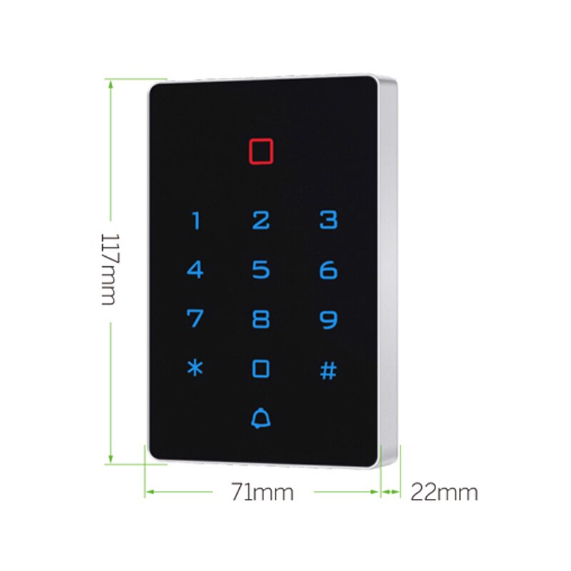 WIFI Tuya Add Delete User Waterproof Smart RFID Card Access Control System Standalone Keypad Door Entry Access Controller