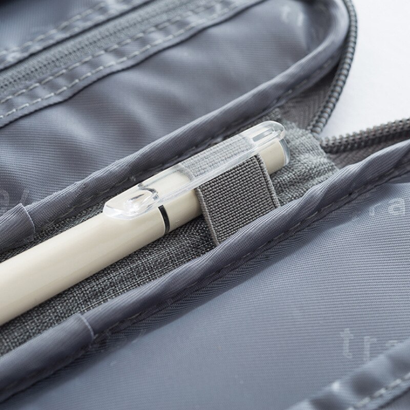 DIHOPE rodzina etui na paszport teczka na dokumenty wodoodporny portfel podróżny pakiet etui na dowód osobisty Organizer akcesoria podróżne