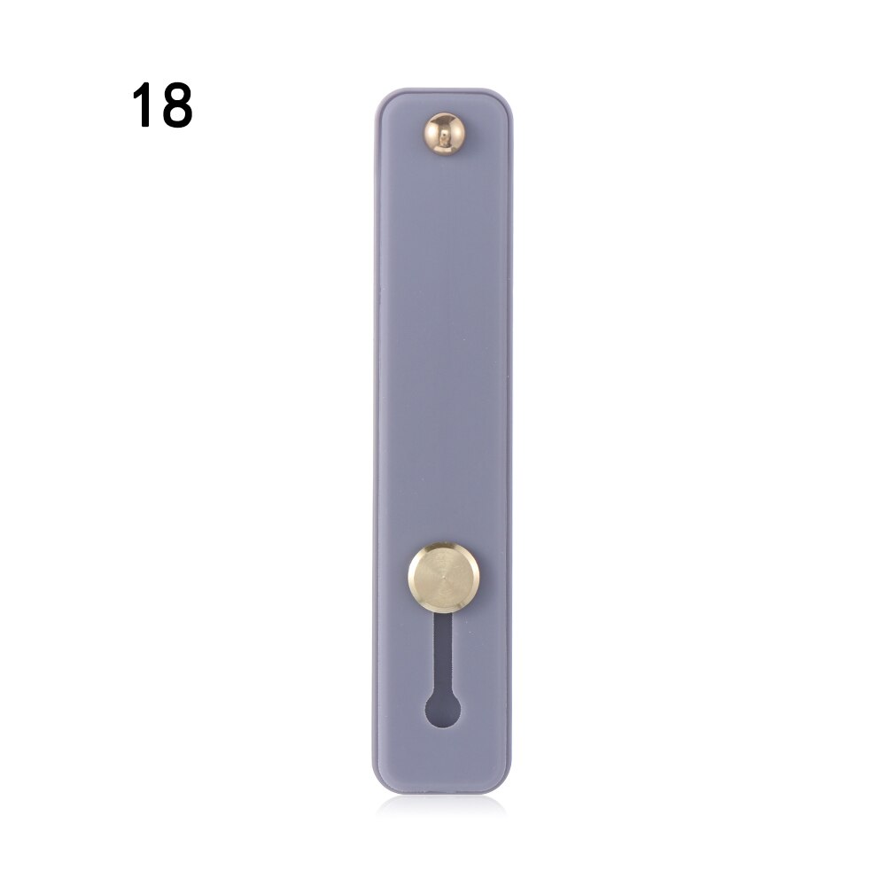 Candy Color Finger Ring Holder Silicon Phone Hand Band Holder For iPhone Wristband Strap Push Pull Grip Stand Bracket: 18