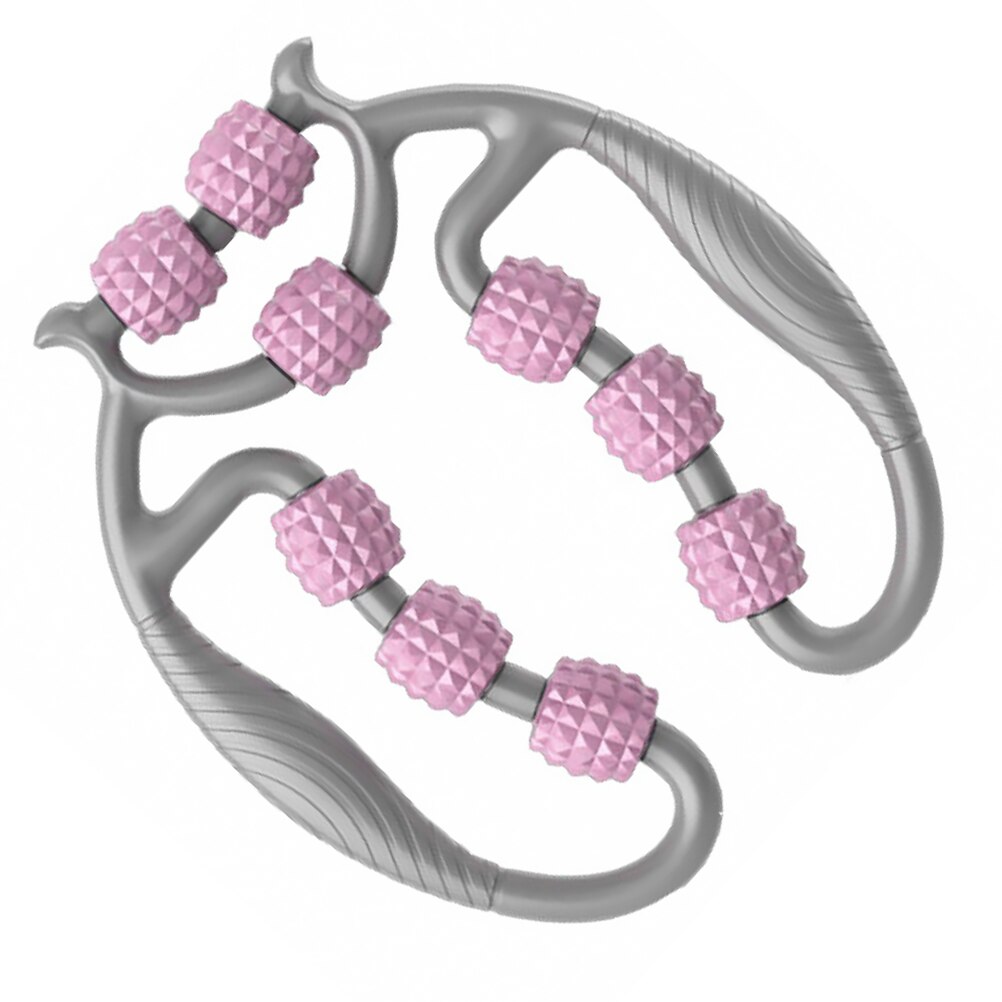 1Pc Plastic Leg Muscle Roller Massager Plastic Multipurpose Massager (Purple)