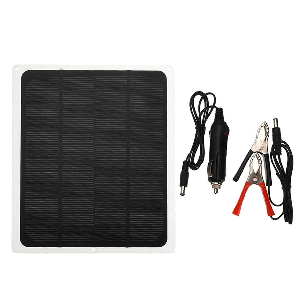 30W 12V USB Solar Panel Battery Charger Kit Boat Car Motorcycle Battery Charger