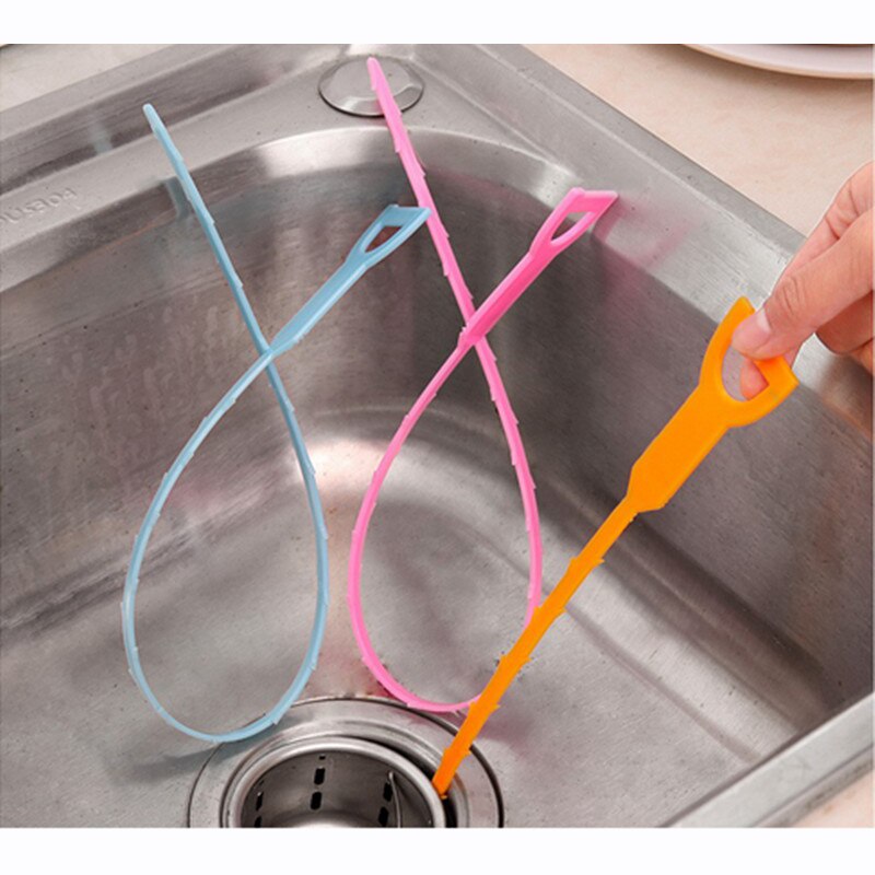 Clog Cleaner String Plastic Drain Clog Cleaner Flexibility Sink Plumbi... – Grandado