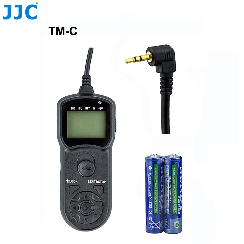 JJC RS-60E3 Intervalometer Timer Remote Control Shutter Release for Canon EOS EOS R6 RP R 90D 80D 70D 77D 60D M5 M6 Mark II 650D: Default Title