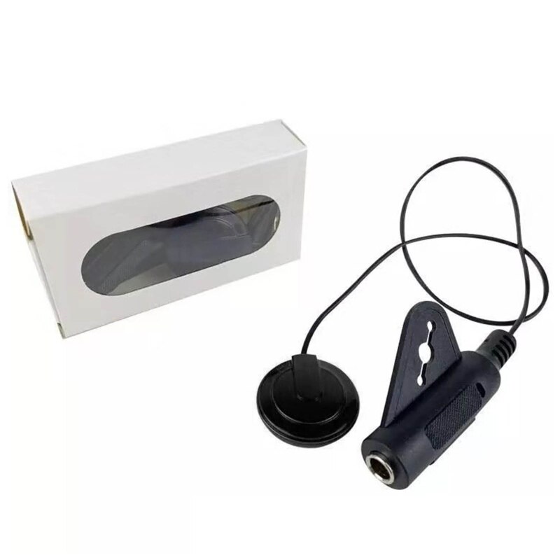 Mini amplificateur de ramassage 11UE, transducteur piézo pour guitare, Ukulele, violon, violoncelle, Banjo: Black