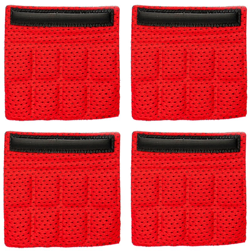 Helmet Chin Pads Foam Pads Set Chin Strap Padding Replacement Universal for Cycling Bike Motorcycle Helmet 4PCS: Red 4PCS