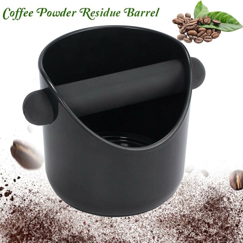 Coffee Grind Knock Box Cafe Accessories Espresso Grounds Container Household Coffee Tools Anti Slip Coffee Grind Dump Bin