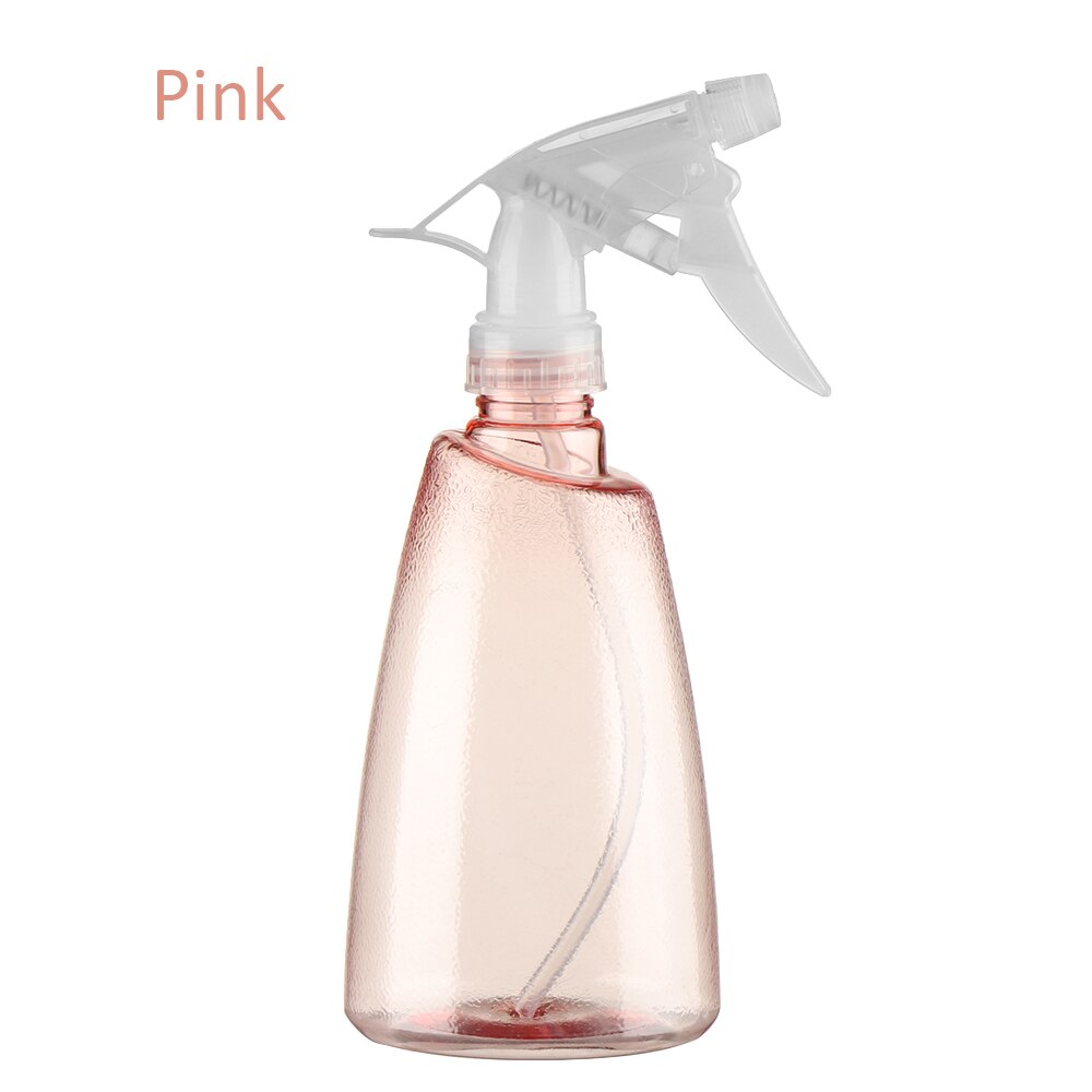 1x multifunksjonelle konsise plast tomme sprayflaske vanningsflasker gjødsling vanning blomster salongplanter hageutstyr: Rosa