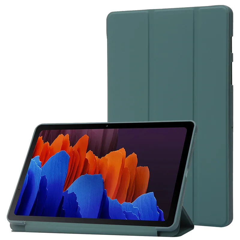 Funda para Lenovo Tab P11 Plus, Funda de 11 pulgadas con tres pliegues de cuero PU, soporte trasero suave para tableta para Lenovo Tab P11, Funda tb j616f j606f j606l