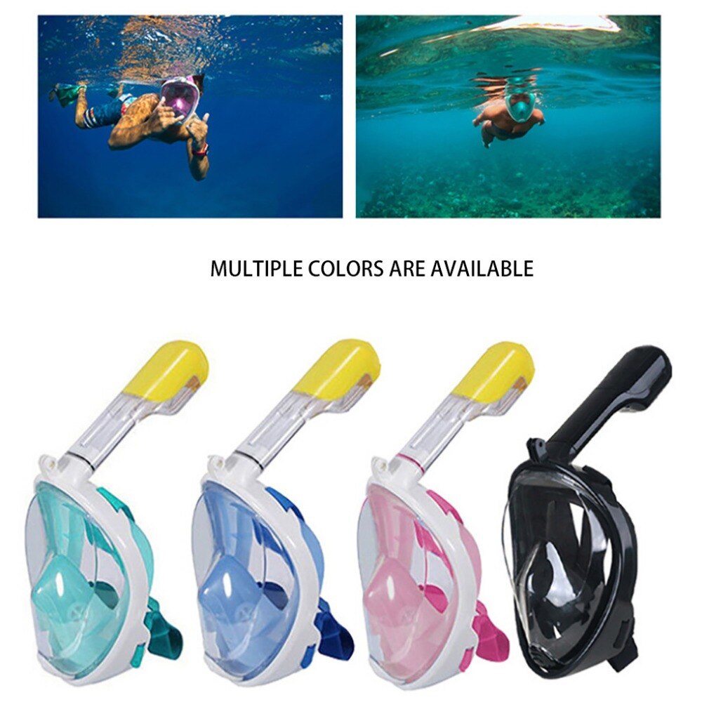 Swimming Diving Full Face Fnorkel Mask Use For Underwater Breathe Ocean Underwater Sport Diving Breathing Mask Swimming Series