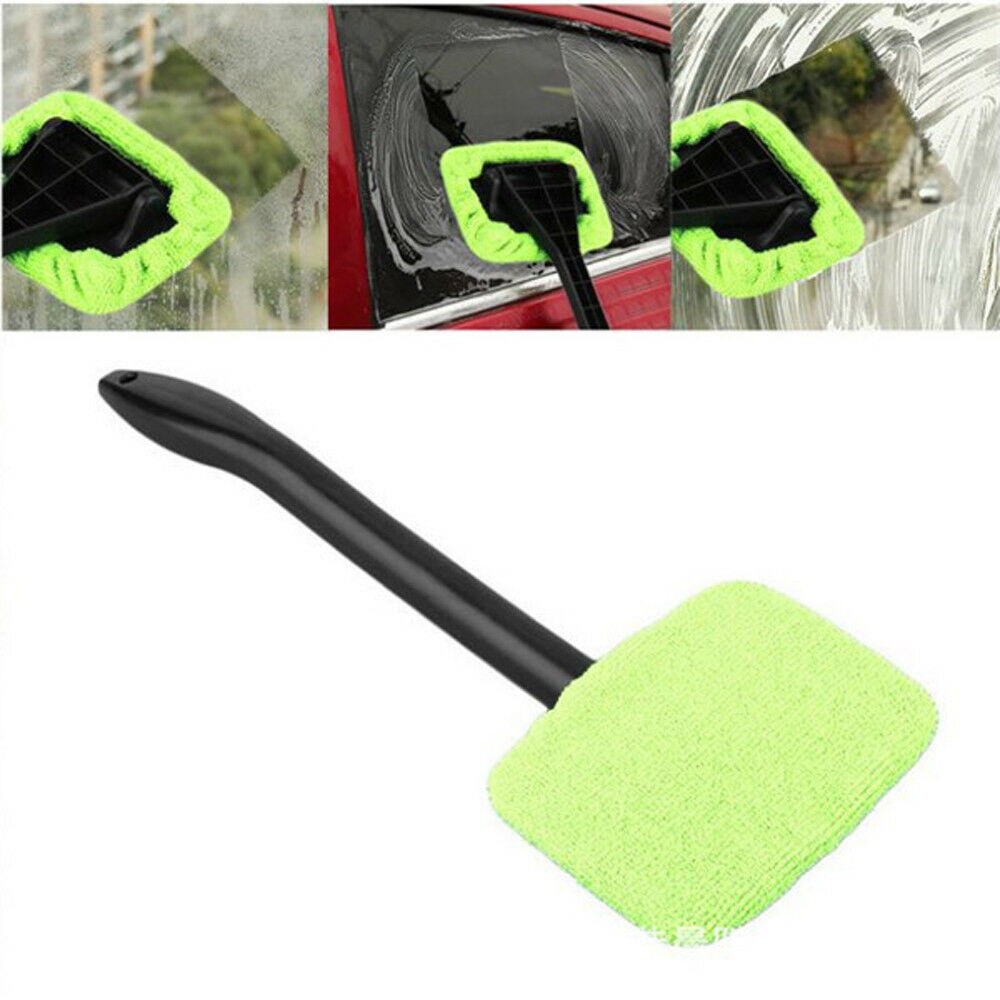 Car Window Auto Long Handle Washer Scrubber Cleaner Wiper Brush Tool Windshield