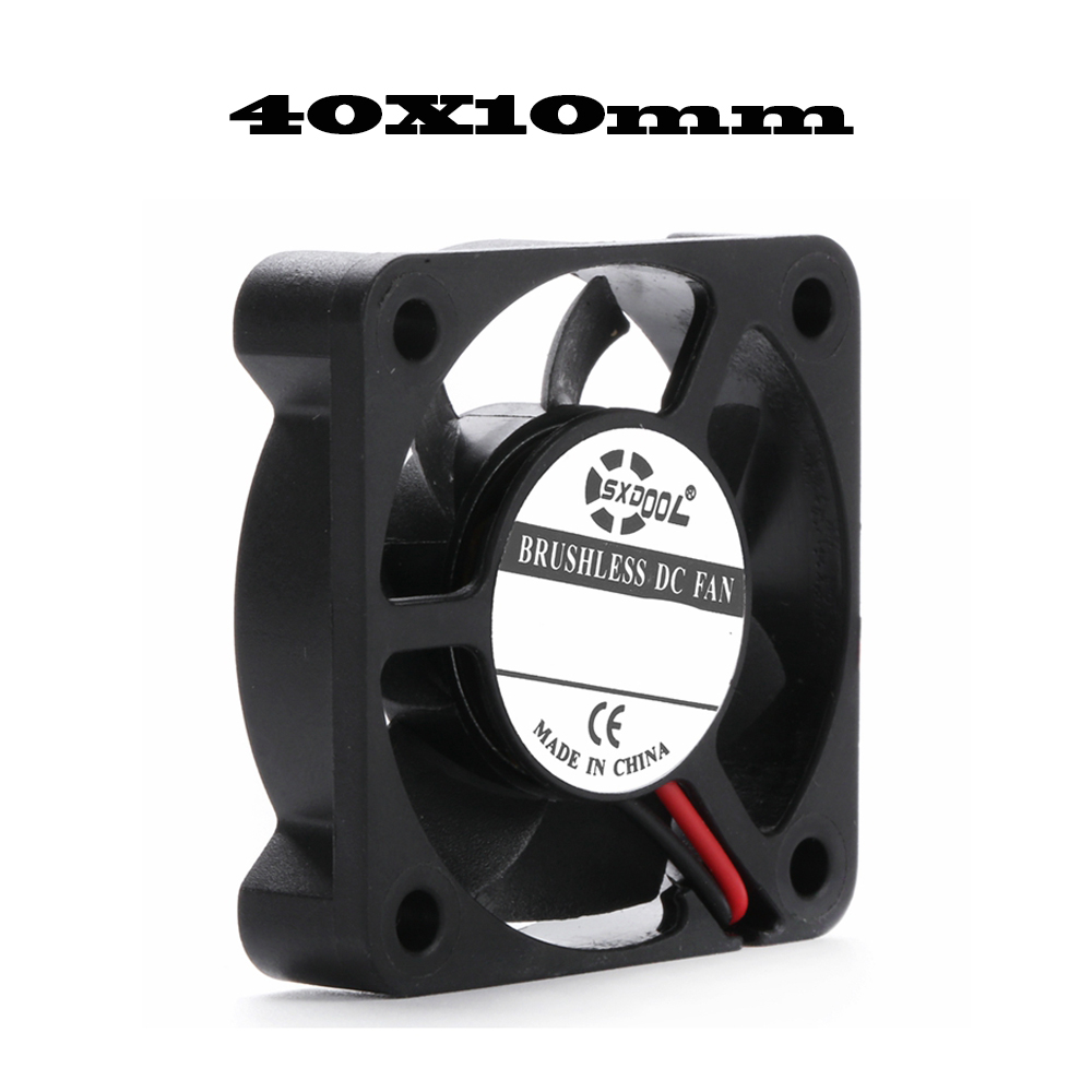 40mm 50mm 60mm 70mm 80mm 92mm 120mm DC 5V 12V 24V caja de Motor sin escobillas de refrigeración Axial ventilador silencioso rodamiento de manga de 2 pines