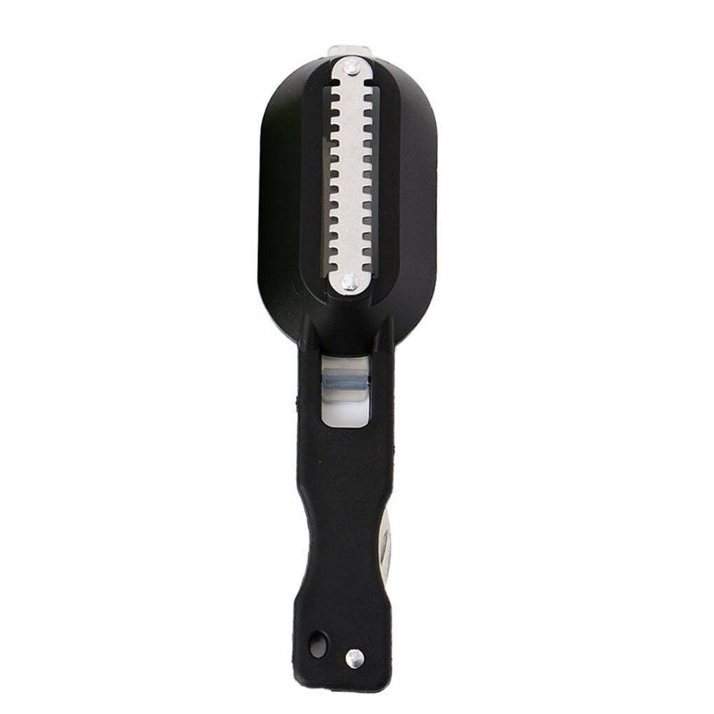 Draagbare visschubbenhuidverwijderaar, ontschubber, snelreinigende vishuidschraper, roestvrijstalen schraper, keukengerei, schilmesje: 1