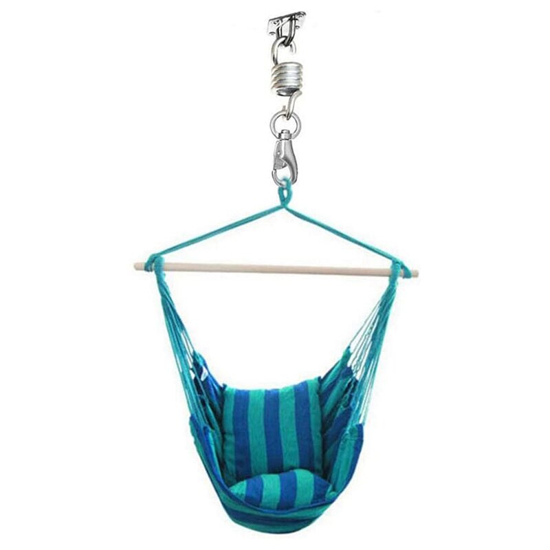 2Pcs 700Lbs Weight Capacity Hammock Chair Spring Heavy Duty Suspension Hooks for Porch Swings Hanging Hammock Chairs