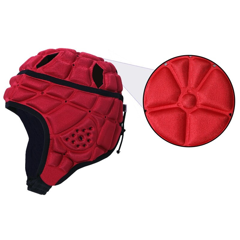 Kids Football Helmet - Soft Padded Headgear - Anti-Collision Head Protection for Young Players