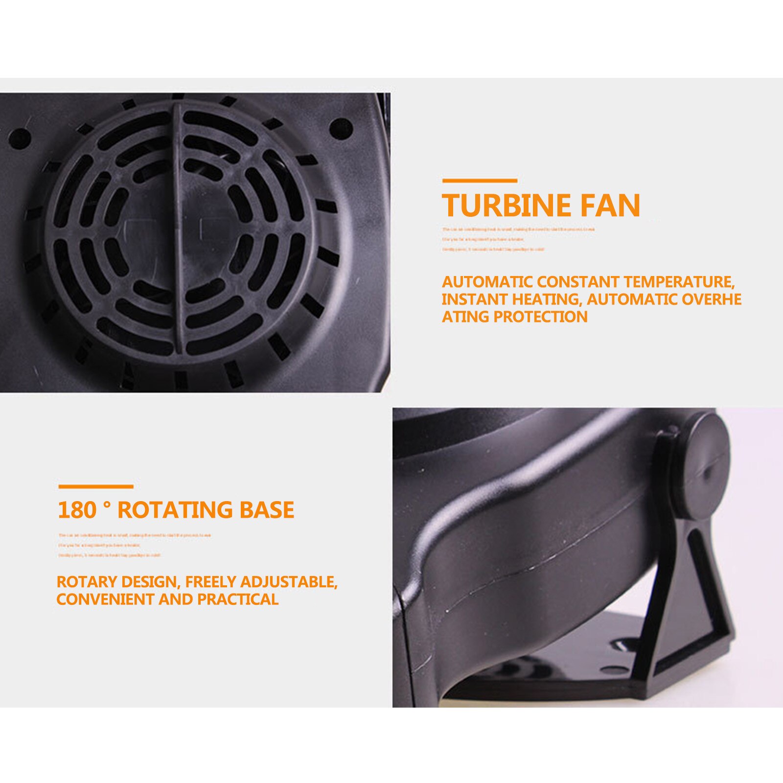 AutoStyle Universele autokachel (heater) 12Volt 200Watt (12,5x10,5x9cm