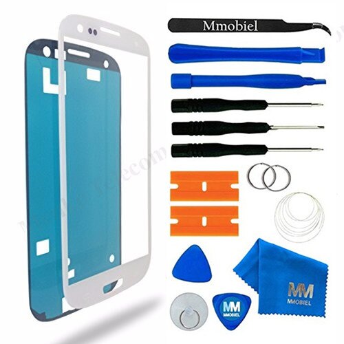 MMOBIEL, para Samsung Galaxy S3 i9300 i9301 i9305, Panel táctil frontal de cristal, pantalla digitalizadora, herramientas de reparación, 12 piezas