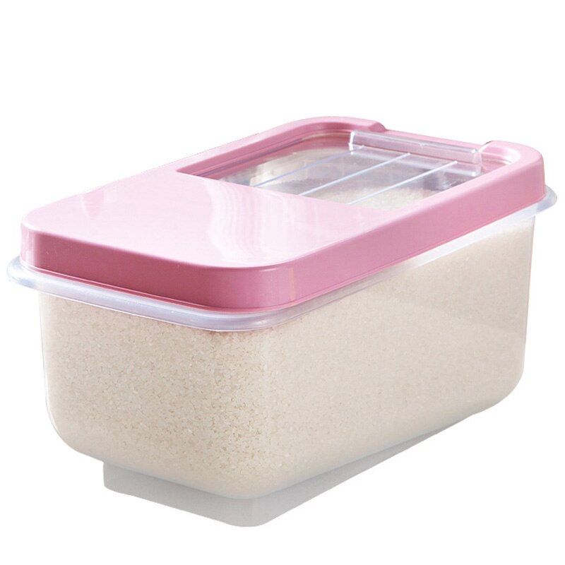 Grote keuken doorzichtige deksel opbergdoos houder graan voedsel rijst bonen organizer doos bloem ontbijtgranen snoep snacks afsluitbare container dozen