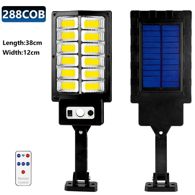 10000LM Molaire Licht Solar Spotlight Pir Motion Sensor 294COB Solar Wandlamp Buiten Waterdicht Solar Power Zonlicht Voor Tuin: 288COB Big size