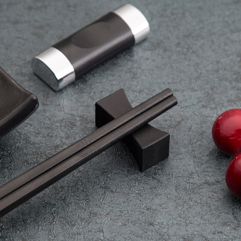 1X Chinese Chopstick Rest Eetstokjes Houder Lepel Stand Rack Kussen Vorm Tafel Art Craft Keuken Gereedschap